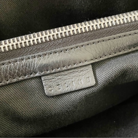 Celine black monogram suede and leather classic Boogie bag tote - Picture 7 of 10